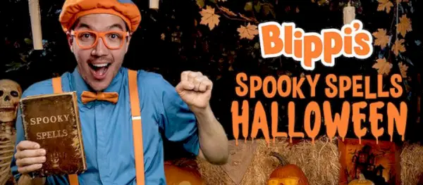 Blippi تعويذة مخيفة Halloween.webp