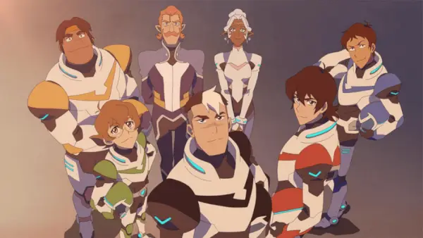 Os heróis do defensor lendário de Voltron