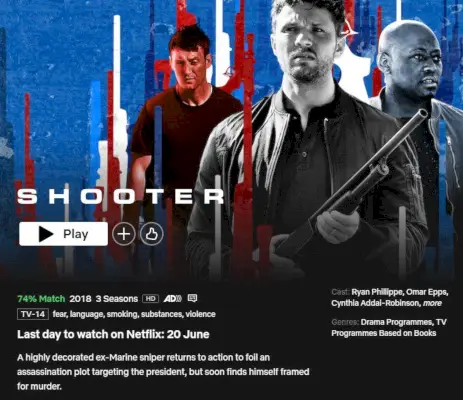 Shooter Fjernelsesdato Netflix.webp