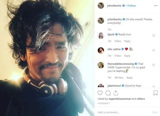 En la recuperación Instagram John Cho