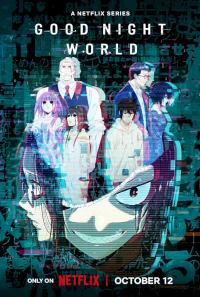 Poster Good Night World Netflix-animeserie komt in oktober 2023