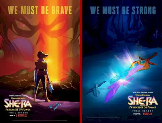 Er komt een einde aan She Ra en de Princesses of Power na vijf seizoenen op Netflix-posters