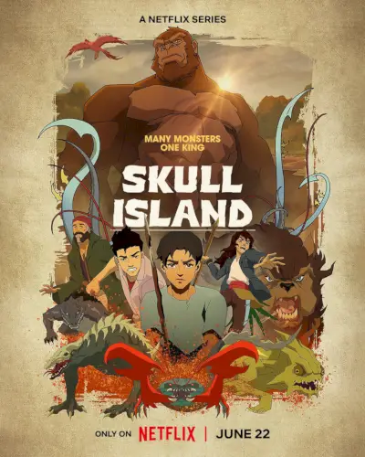 Plakat til Netflix Skull Island Series.webp