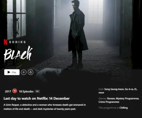 Negro saliendo de Netflix Fecha que se muestra en Netflix.webp