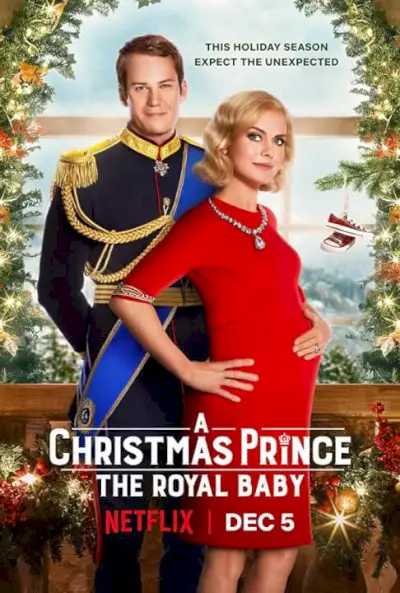 Un príncipe de Navidad El bebé real Póster de Navidad de Netflix