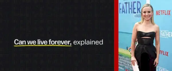Чи можемо ми жити вічно Netflix пояснює Кірстен Белл