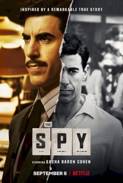 Poster promozionale Netflix della serie limitata Spy