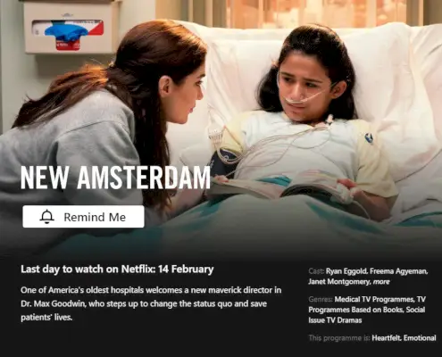 New Amsterdam'da Kaldırma Bildirimi Netflix.webp