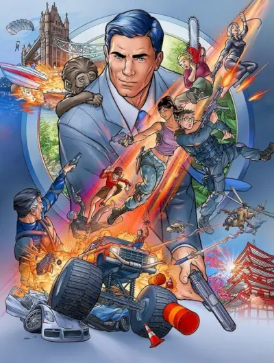 Archer-plakat Netflix