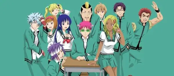 Saiki K postošā dzīve Netflix Anime Top 50