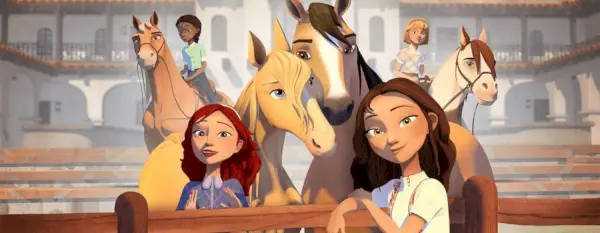 Dreamworks Spirit Riding Brezplačna akademija jahanja Netflix