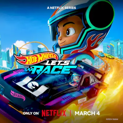 Hot Wheel Lets Race Netflix.webp のポスター