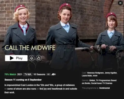 Sezona Call The Midwife 11. september 2022