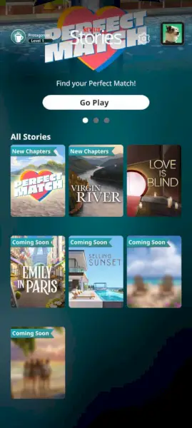 Netflix Stories-appen