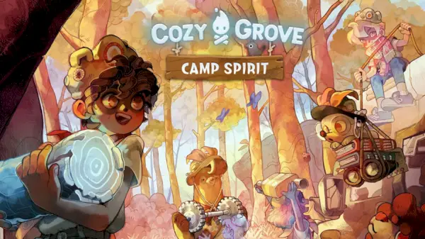 Juegos de Netflix con espíritu de campamento de Cozy Grove