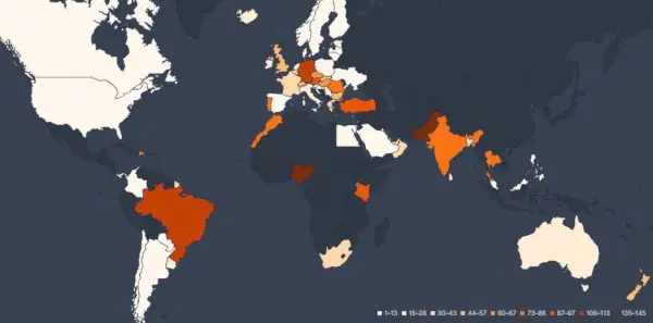 Mapa de calor de Flixpatrol para el hijo bastardo Devil Himself.webp