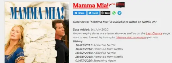 Mamma Mia Here We Go Again Napušta Netflix Uk u prosincu 2020. Novo na Netflixu