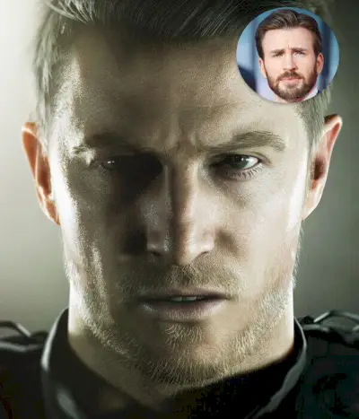 Chris Evans Chris Redfield Netflix Resident Evil