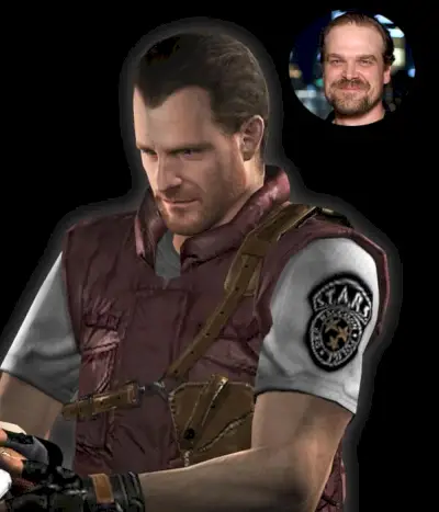 Davidas Harboras Barry Burtonas „Netflix Resident Evil“.