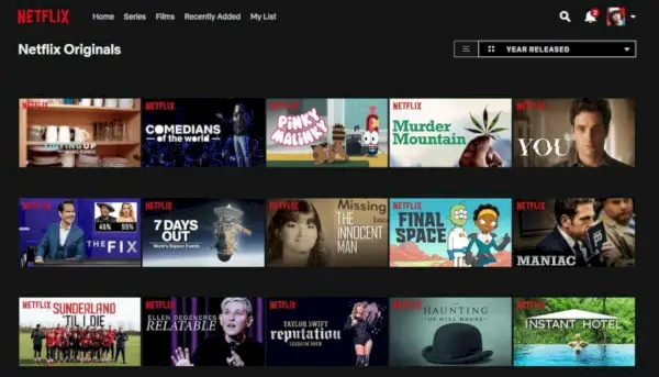 Netflix Originals Playliste Netflix