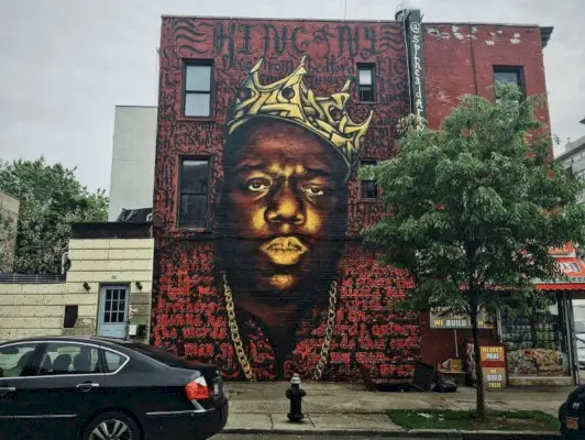 Biggie, j'ai une histoire à raconter, arrive sur Netflix en mars 2021 Biggie Mural