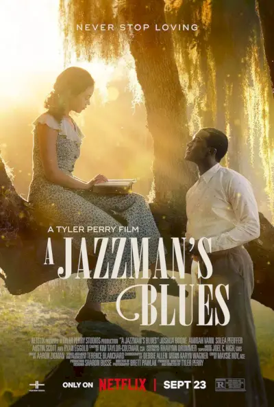 Une affiche officielle de Netflix de Jazzmans Blues