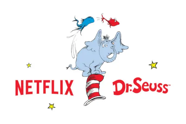 „Netflix Dr Suess“ logotipas