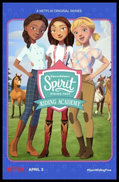 Spirit Riding Academy Keyart 11x17 Fin Scaled