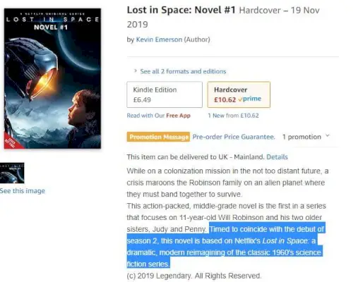 Lost In Space Roman Amazon