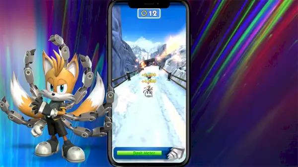 Sonic Prime Dash Netflix-spel Tails.webp