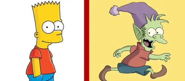 Alv Bart Simpsons Lignende