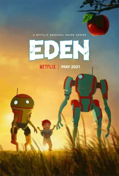 Plagát sci-fi anime Eden prichádza na Netflix v máji 2021