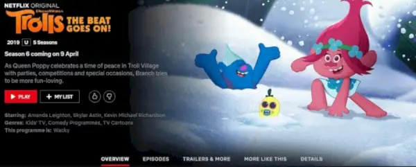 Trolls Beat'in 6. Sezonu Netflix Yayınına Devam Ediyor