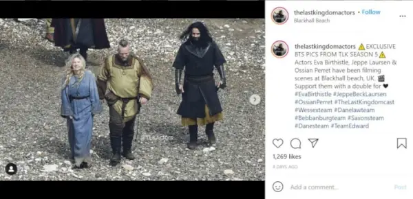 The Last Kingdom Temporada 5 Netflix Tot el que sabem fins ara estableix una foto d'Instagram