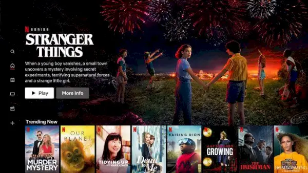 Netflix TV Ui