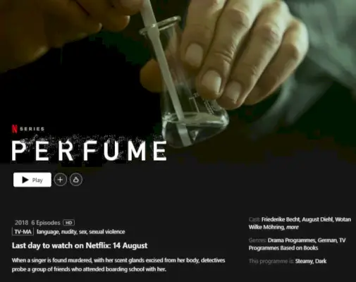 Parfume forlader Netflix-dato