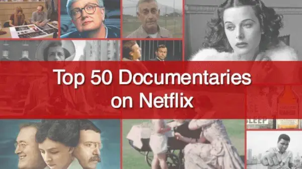 50 populārākās dokumentālās filmas pakalpojumā Netflix: 2018. gada septembris