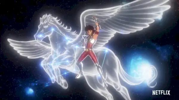 Zodiako riteriai Saint Seiya „Netflix“ 4 sezono vaizdas