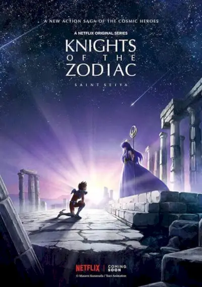 Póster promocional de Netflix de Los Caballeros del Zodíaco Saint Seiya 1