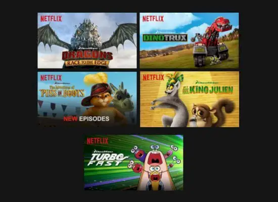 Animovaný seriál Dreamwork na Netflixu