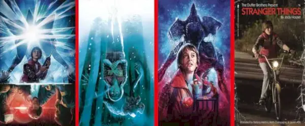 Vydání obálky komiksu Stranger Things 1