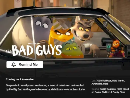 Bad Guys Netflix releasedatum