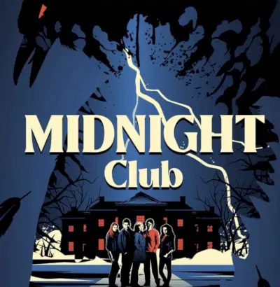 Capa do livro moderno The Midnight Club em escala