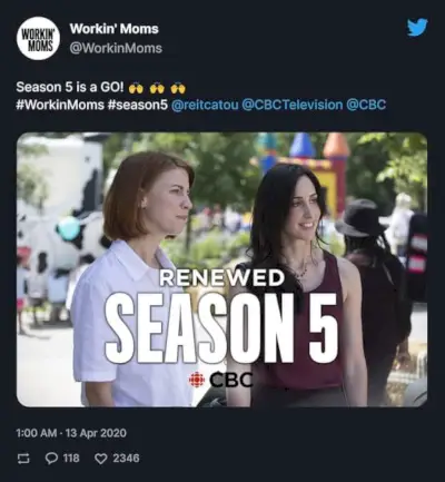 Workin Moms Sezonul 5 este un Tweet Go