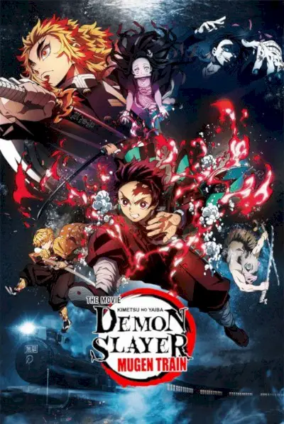 ملصق الفيلم Demon Slayer Kimetsu No Yaiba الموسم الأول قادم إلى Netflix