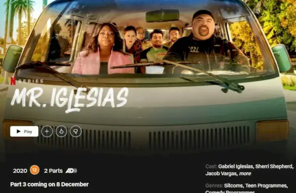 Mr Iglesias sesong 3 Netflix desember 2020