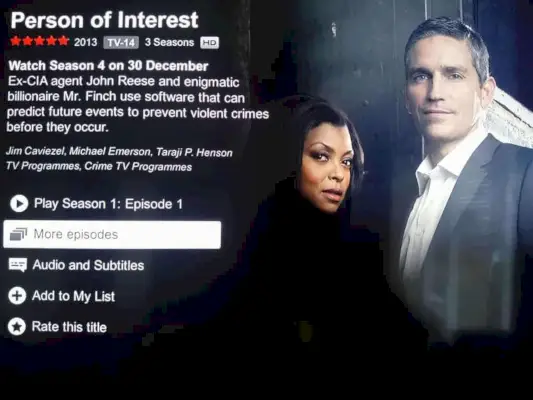 Person of Interest S4 auf Netflix Confrimation