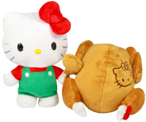 Popolno darilo za zahvalni dan: Hello Kitty, ki se spremeni v kuhanega purana