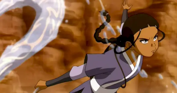 Katara waterbending in