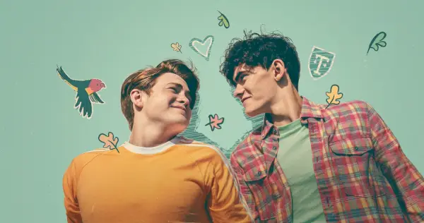 Nick und Charlie in Heartstopper